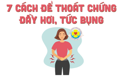 7 cách để thoát khỏi chứng đầy hơi, tức bụng